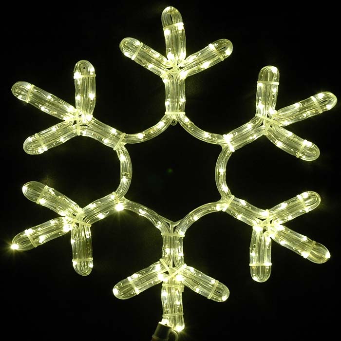 Picture of 15" LED Rope Light Snowflake-Warm White