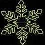 Picture of 5' Fancy Warm white LED Snowflake