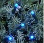 Picture of Blue LED Mini Christmas Lights 50 Bulb