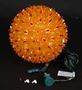 Picture of Amber/Orange 100 Light Starlight Sphere 7.5"