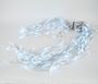 Picture of Pure White LED Icicle Lights on White Wire 150 Bulbs
