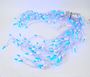 Picture of Blue LED Icicle Lights on White Wire 150 Bulbs