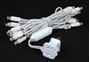 Picture of LED Curtain Twinkle Lights 20 LED Warm White Non-Connectable White Wire