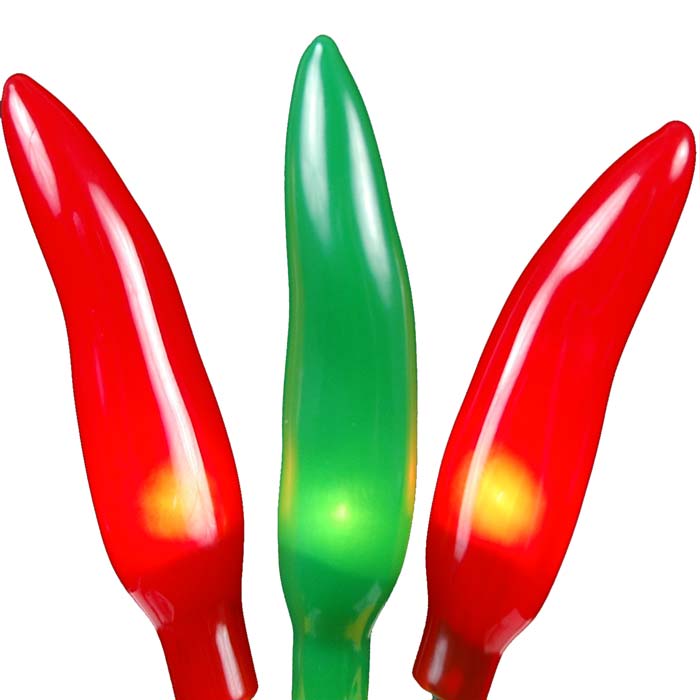 Red And Green Chili Pepper Light, Chilli Pepper String Lights