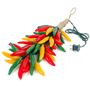 Picture of Red Green Yellow Chili Pepper Cluster Ristras 50 light