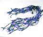 Picture of Purple LED Icicle Lights on Green Wire 150 Bulbs