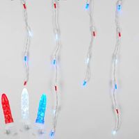 Picture for category Red White and Blue LED Icicle Lights