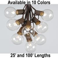 Picture for category G50 String Light Sets on Brown Wire