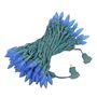 Picture of Blue 100 LED C6 Strawberry Mini Lights Commercial Grade Green Wire