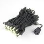 Picture of Commercial Grade Wide Angle 100 LED Warm White 34' Long Black Wire