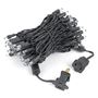 Picture of Commercial Grade Wide Angle 100 LED Warm White 34' Long Black Wire