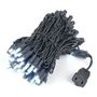 Picture of Commercial Grade Wide Angle 100 LED Pure White 34' Long Black Wire