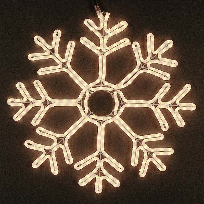 Picture of 24" Deluxe Rope Light Snowflake