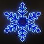 Picture of 5' Fancy LED Blue and White Snowflake