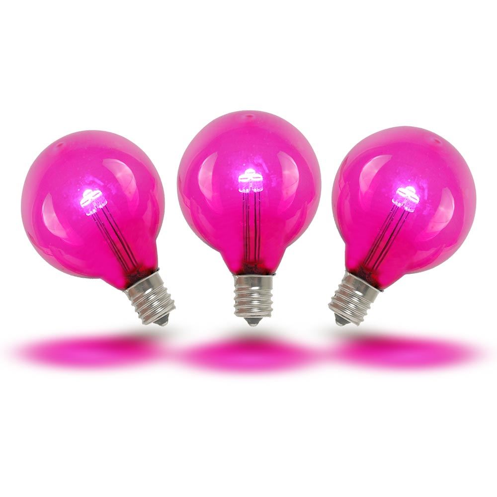 Lights G40 Pink - Novelty LED Glass Bulbs Light Globe