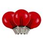 Picture of Red - G30 Glass LED Replacement Bulbs - 25 Pack