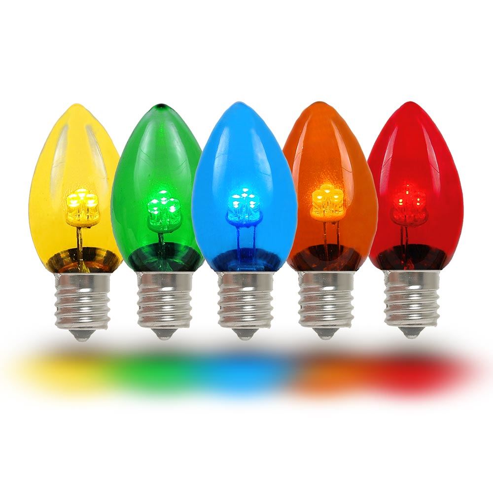 Multi-Color 5-Pk Micro Christmas Lights LED Replacement Bulb -11206-88 