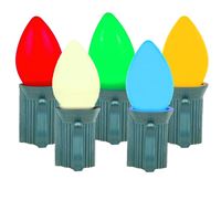 Picture for category Smooth Ceramic LED C7 Plastic Bulbs 