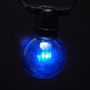 Picture of 5 Pack Blue LED G50 Globe Bulbs