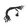Picture of 10 Light Traditional T5 Warm White LED Mini Lights Black Wire