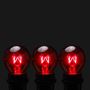 Picture of 25 Pack of Red S11 10 Watt Bulbs Intermediate Base e17