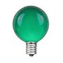 Picture of Green Satin G40 Globe Replacement Bulbs 25 Pack