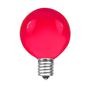 Picture of Pink Satin G40 Globe Replacement Bulbs 25 Pack