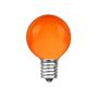 Picture of Orange Satin G30 5 Watt Replacement Bulbs 25 Pack