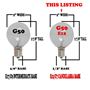 Picture of Frosted White G50 7 Watt Replacement Bulbs 25 Pack E12 Base
