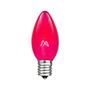 Picture of Pink Transparent C9 7 Watt Replacement Bulbs 25 Pack