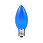 Picture of Blue Ceramic Opaque C9 7 Watt Bulbs 25 Pack