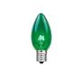Picture of Green Transparent C7 5 Watt Bulbs