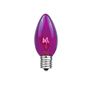 Picture of Purple Transparent C7 5 Watt Bulbs