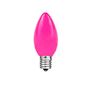 Picture of Pink Ceramic Opaque C7 5 Watt Replacement Bulbs 25 Pack
