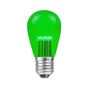 Picture of 5 Pack Green S14 LED Medium Base e26 Bulbs w/ 9 LEDs