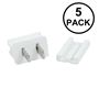 Picture of 5 Pack Male Sockets White SPT-1