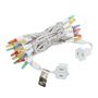 Picture of 35 Light Traditional T5 Multi LED Mini Lights White Wire