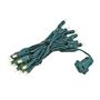Picture of 35 Light Warm White LED Mini Lights 11.5' Long on Green Wire