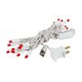 Picture of 20 Light Non Connectable Red LED Mini Lights White Wire