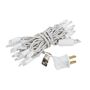 Picture of 35 Light Non Connectable Pure White LED Mini Lights White Wire