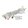 Picture of 20 Light Non Connectable Multi LED Mini Lights White Wire