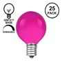 Picture of Purple Satin G50 7 Watt Replacement Bulbs 25 Pack