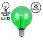 Picture of Green - G40 - Glass LED Replacement Bulbs - 25 Pack