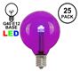 Picture of Purple - G40 - Glass LED Replacement Bulbs - 25 Pack