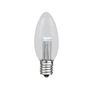 Picture of 5 Pack Pure White Smooth Glass C9 LED Bulbs