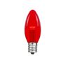 Picture of Red Smooth Glass C9 LED Bulbs - 25k
