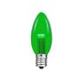Picture of Green Smooth Glass C9 LED Bulbs - 25pk