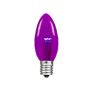 Picture of 5 Pack Purple Smooth Glass C9 LED Bulbs