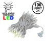 Picture of Commercial Grade Wide Angle 100 LED Warm White 34' Long White Wire