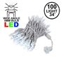 Picture of Commercial Grade Wide Angle 100 LED Pure White 34' Long White Wire
